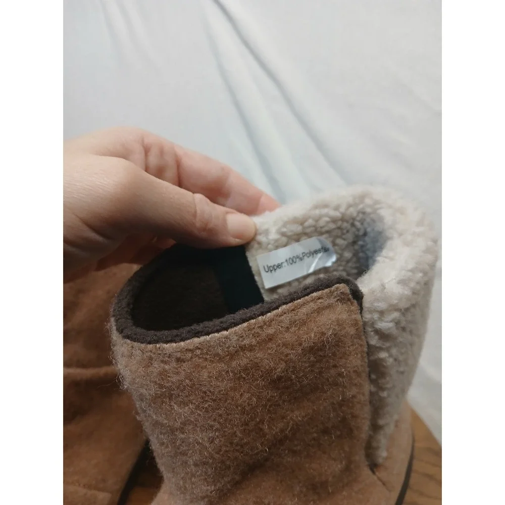 Chaco Women's Revel Tall Boot Size 10 Sherpa Fleece Cozy‎ Winter Zipper Granola